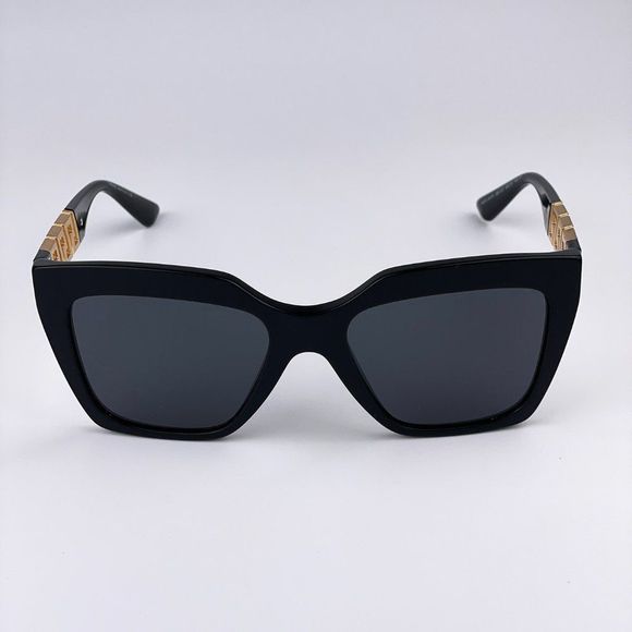 Versace VE4418 GB1/87 Sunglasses Black Gray Square Women - Picture 4 of 10